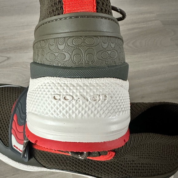 Coach Green and Red Sneakers - Picture 5 of 9